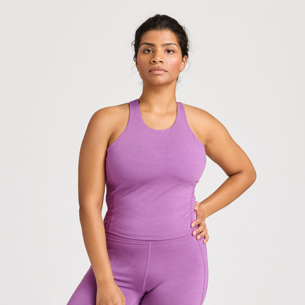 Women's Natural Run Form Tank - Lux Purple